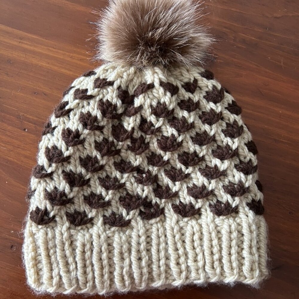 New Hand Made Lotus Flower Beanie/Hat